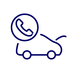graphic of car broken down