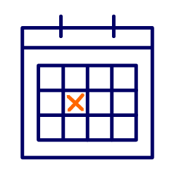Fixed monthly payments icon