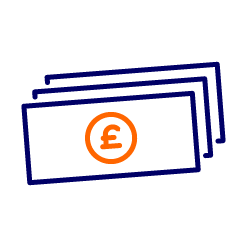 graphic of money